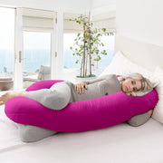 Fuschia - C Premium LYTE Pregnancy Body Pillow | Maternity Pillow