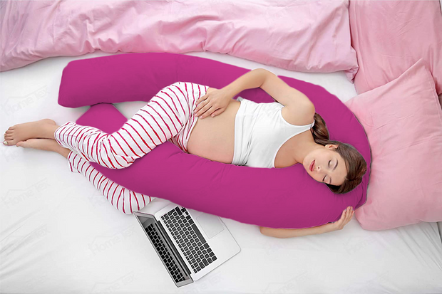 Fuschia-Coozly U Premium LYTE Pregnancy Body Pillow