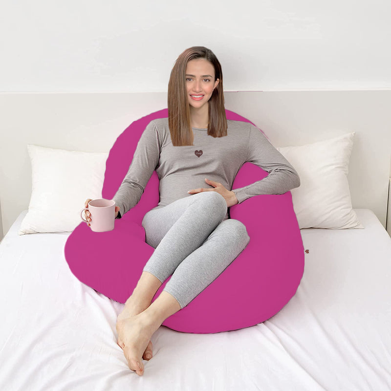 Fuschia - C Premium LYTE Pregnancy Body Pillow | Maternity Pillow