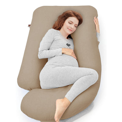 Beige-Coozly Belly Back Pregnancy Pillow