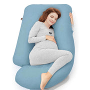 Light Blue - Coozly Belly Back Pregnancy Pillow