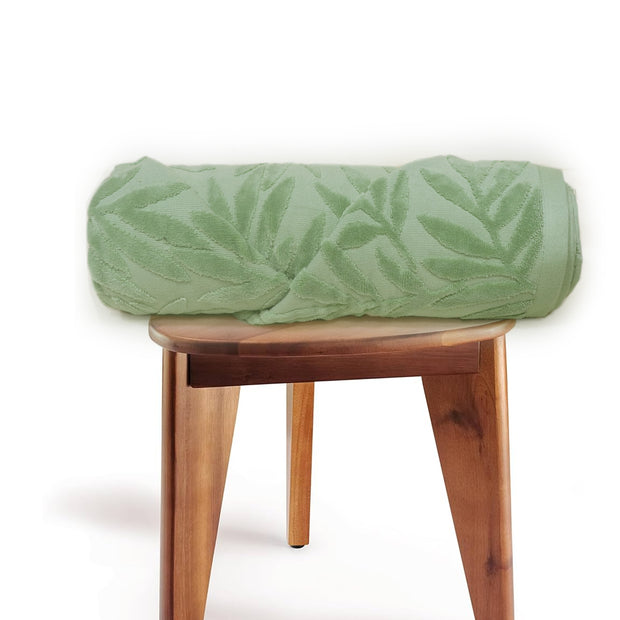 Green Leaf- Dermbrandt Premium Bath Towels with Loofah