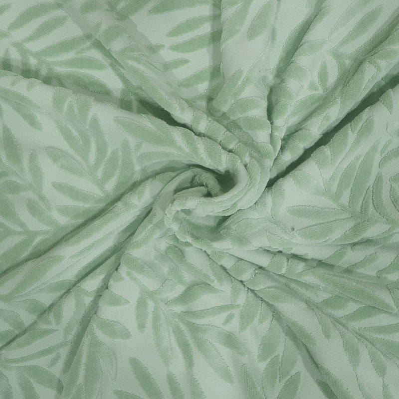Green Leaf- Dermbrandt Premium Bath Towels with Loofah