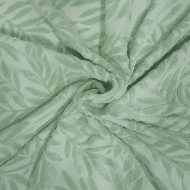 Green Leaf- Dermbrandt Premium Bath Towels with Loofah