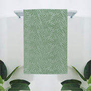 Green Leaf- Dermbrandt Premium Bath Towels with Loofah