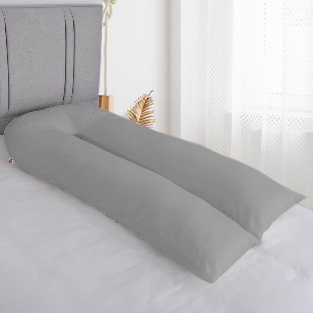 Grey-Coozly U Premium LYTE Pregnancy Body Pillow