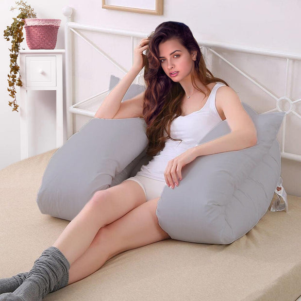Grey-Coozly U Premium LYTE Pregnancy Body Pillow