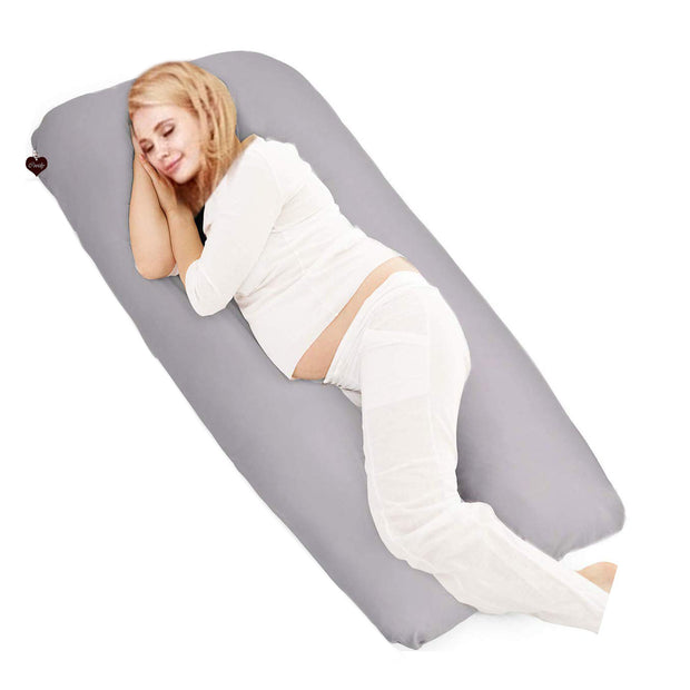 Grey-Coozly U Premium LYTE Pregnancy Body Pillow