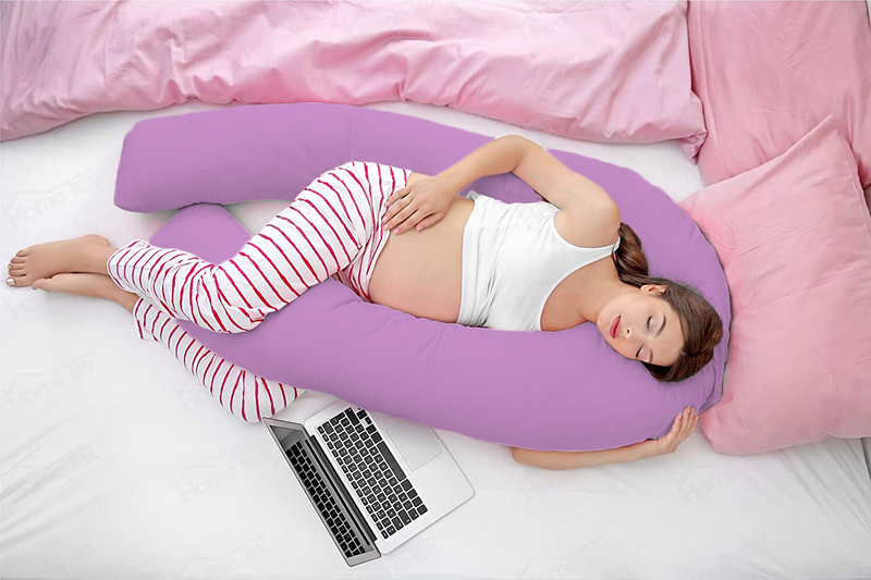 Lavender -Coozly U Premium LYTE Pregnancy Body Pillow
