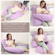 Lavender-Coozly Belly Back Pregnancy Pillow