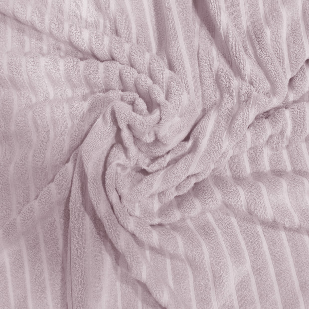 Pink Striped- Dermbrandt Premium Bath Towels with Loofah