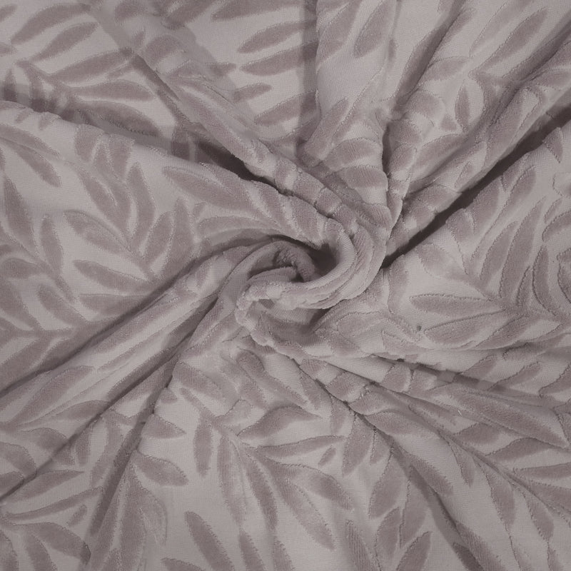 Mauve Leaf- Dermbrandt Premium Bath Towels with Loofah