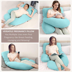 Mint-Coozly Belly Back Pregnancy Pillow