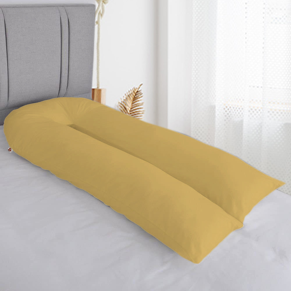 Mustard -Coozly U Premium LYTE Pregnancy Body Pillow