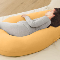 Mustard-Coozly Belly Back Pregnancy Pillow