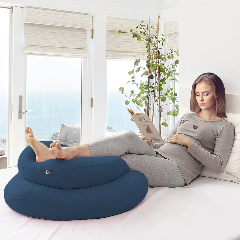 Navy - C Premium LYTE Pregnancy Body Pillow | Maternity Pillow