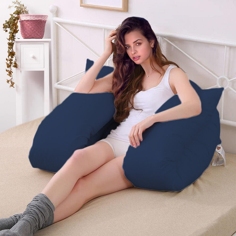 Navy-Coozly U Premium LYTE Pregnancy Body Pillow