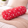 Bolster Pillow With Removable Cover - Red Star