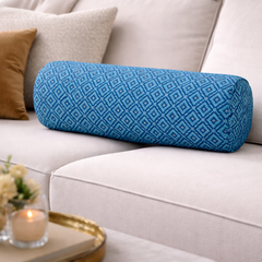 Bolster Pillow With Removable Cover - Turk Diamonte