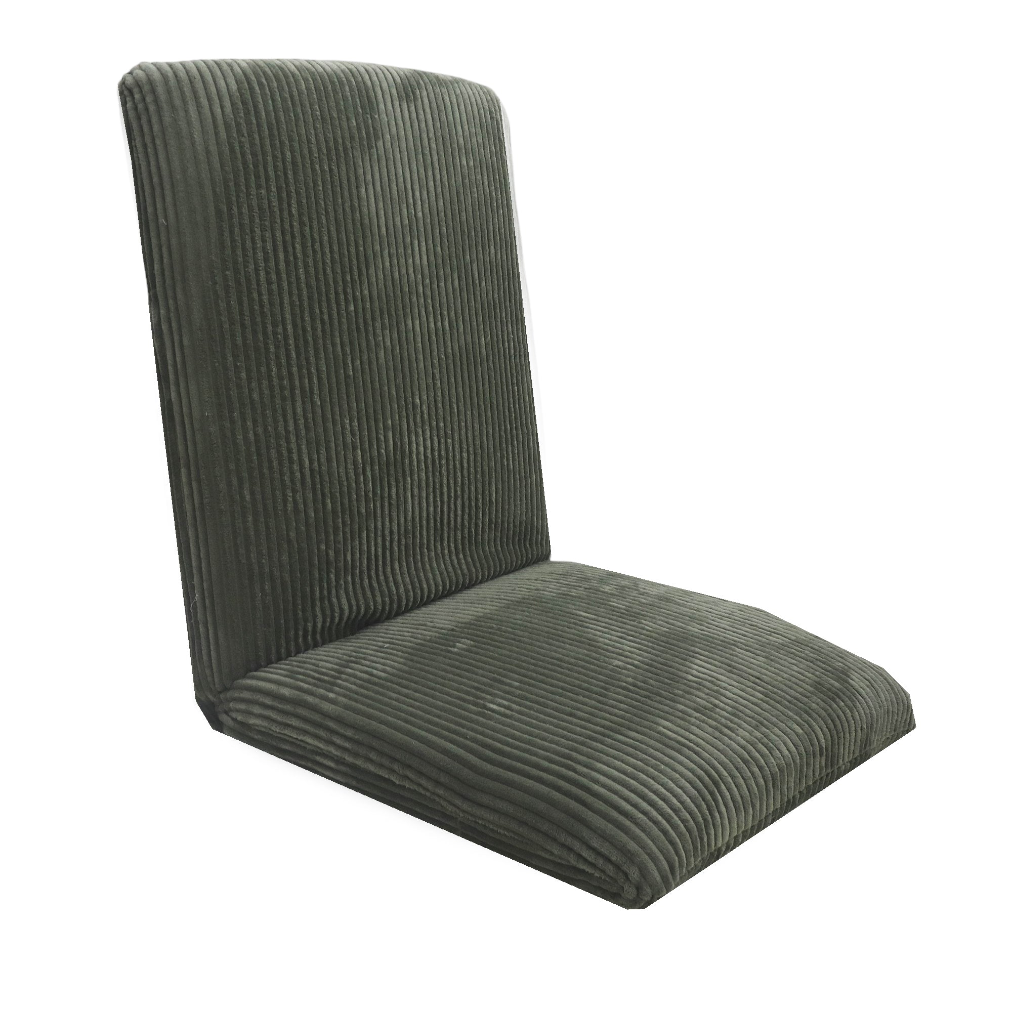 Coozly AutoFlex Ergonomic Adjustable Seat Striped Olive Green