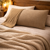 Coozly Weighted Pillow Beige- 20 X 36 inches | All season
