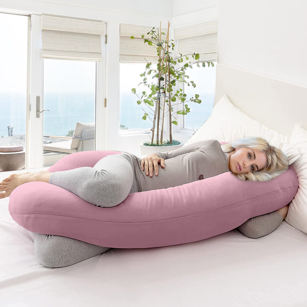 Light Pink - C Premium LYTE Pregnancy Body Pillow | Maternity Pillow