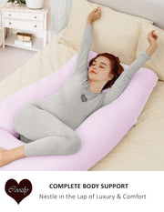 Light Pink - Coozly Belly Back Pregnancy Pillow