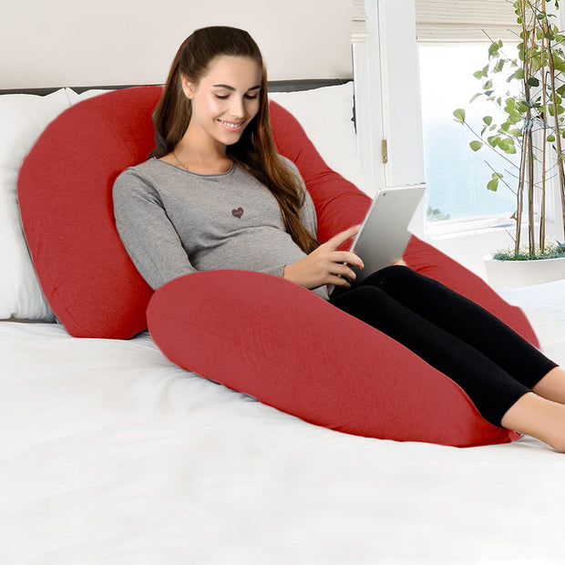 Red - C Premium LYTE Pregnancy Body Pillow | Maternity Pillow