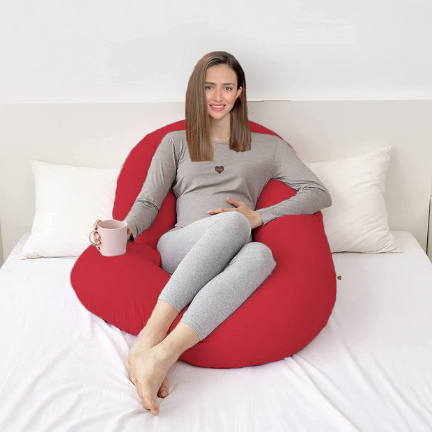 Red - C Premium LYTE Pregnancy Body Pillow | Maternity Pillow