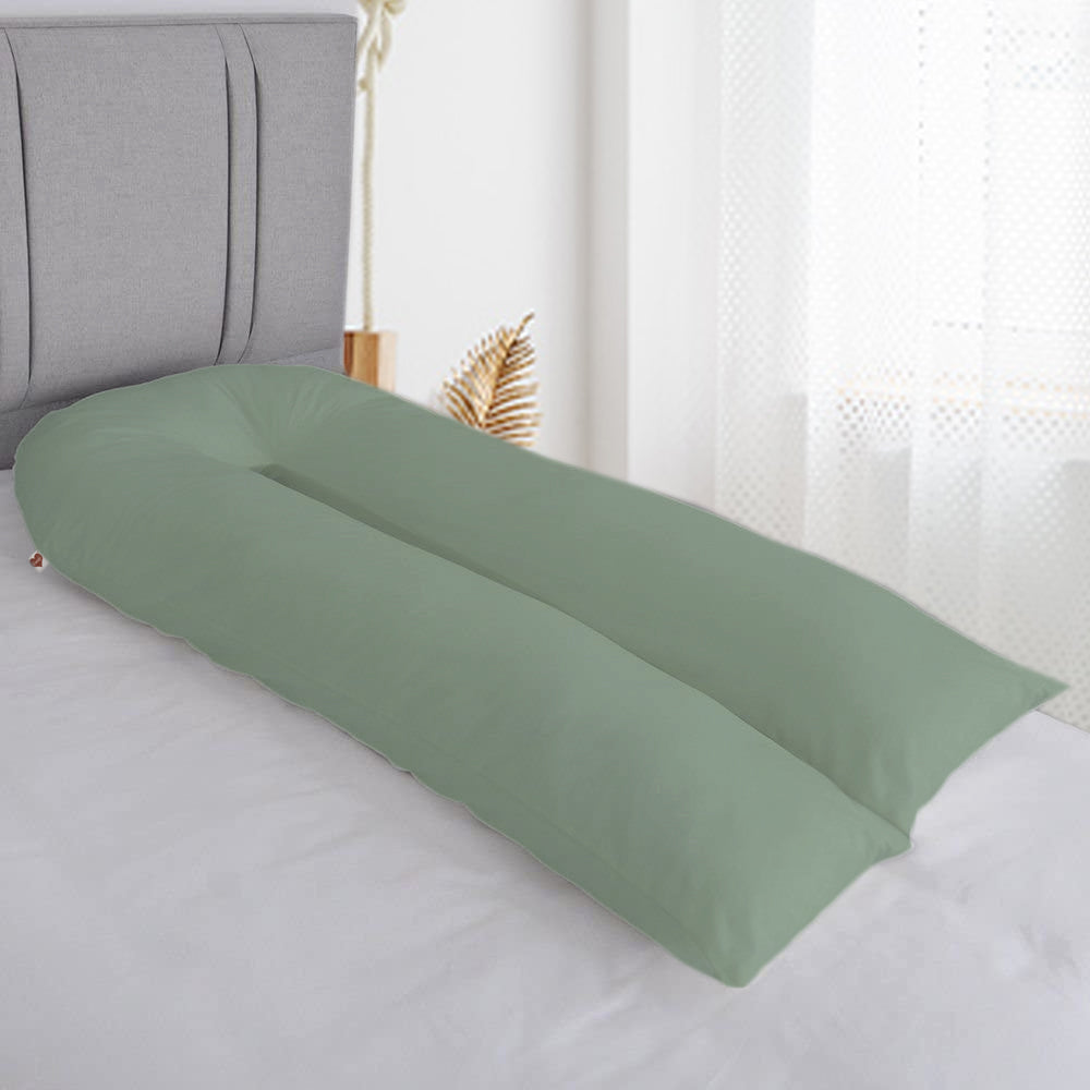 Sage Green -Coozly U Premium LYTE Pregnancy Body Pillow