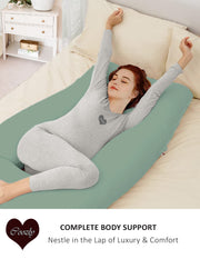 Sage-Coozly Belly Back Pregnancy Pillow