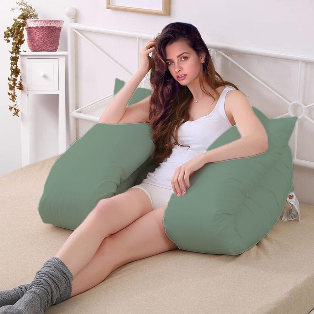Sage Green -Coozly U Premium LYTE Pregnancy Body Pillow