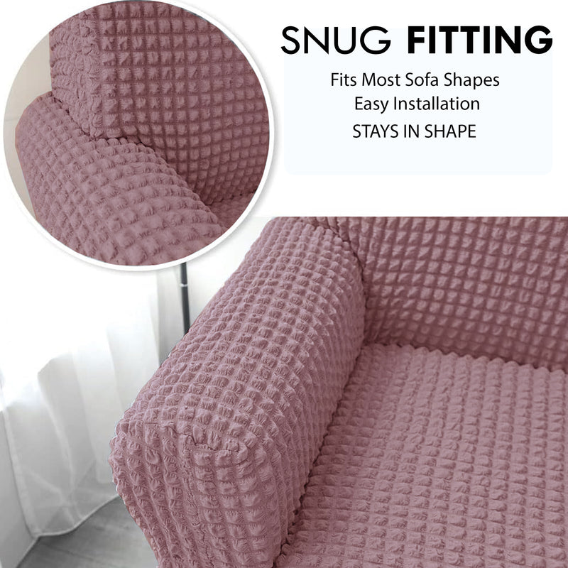 Turkish Bubble Lancom Sofa Covers | Stretchable Sofa Slip Covers