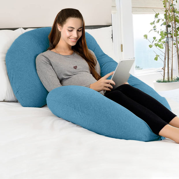 Turquoise - C Premium LYTE Pregnancy Body Pillow | Maternity Pillow