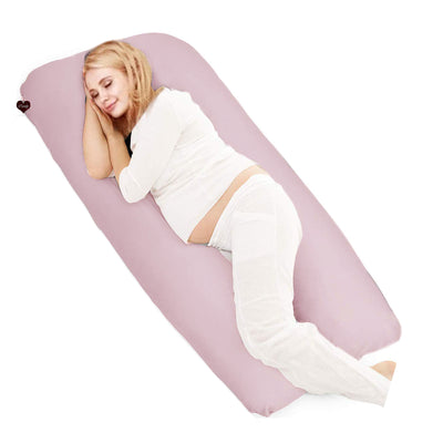 Light Pink-Coozly U Premium LYTE Pregnancy Body Pillow