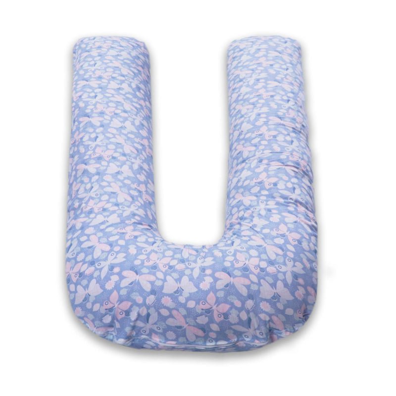 Grey Butterfly Super Premium U Shape Pregnancy Body Pillow