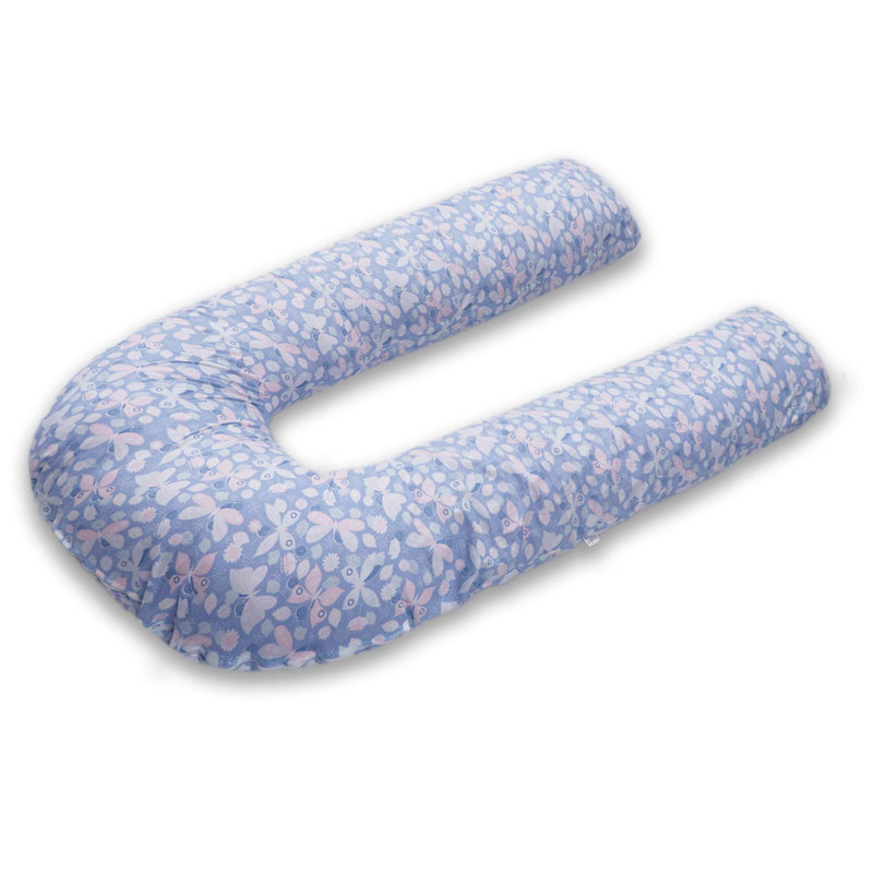 Grey Butterfly Super Premium U Shape Pregnancy Body Pillow