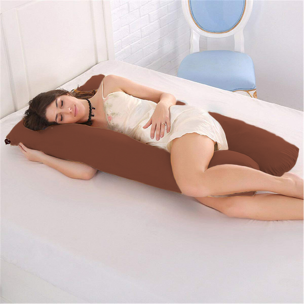 Brick Orange - Coozly Basic Body Contour Pregnancy Pillow