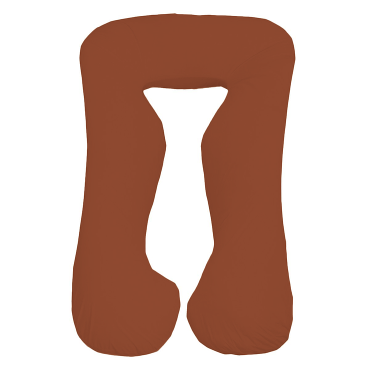 Brick Orange - Coozly Basic Body Contour Pregnancy Pillow