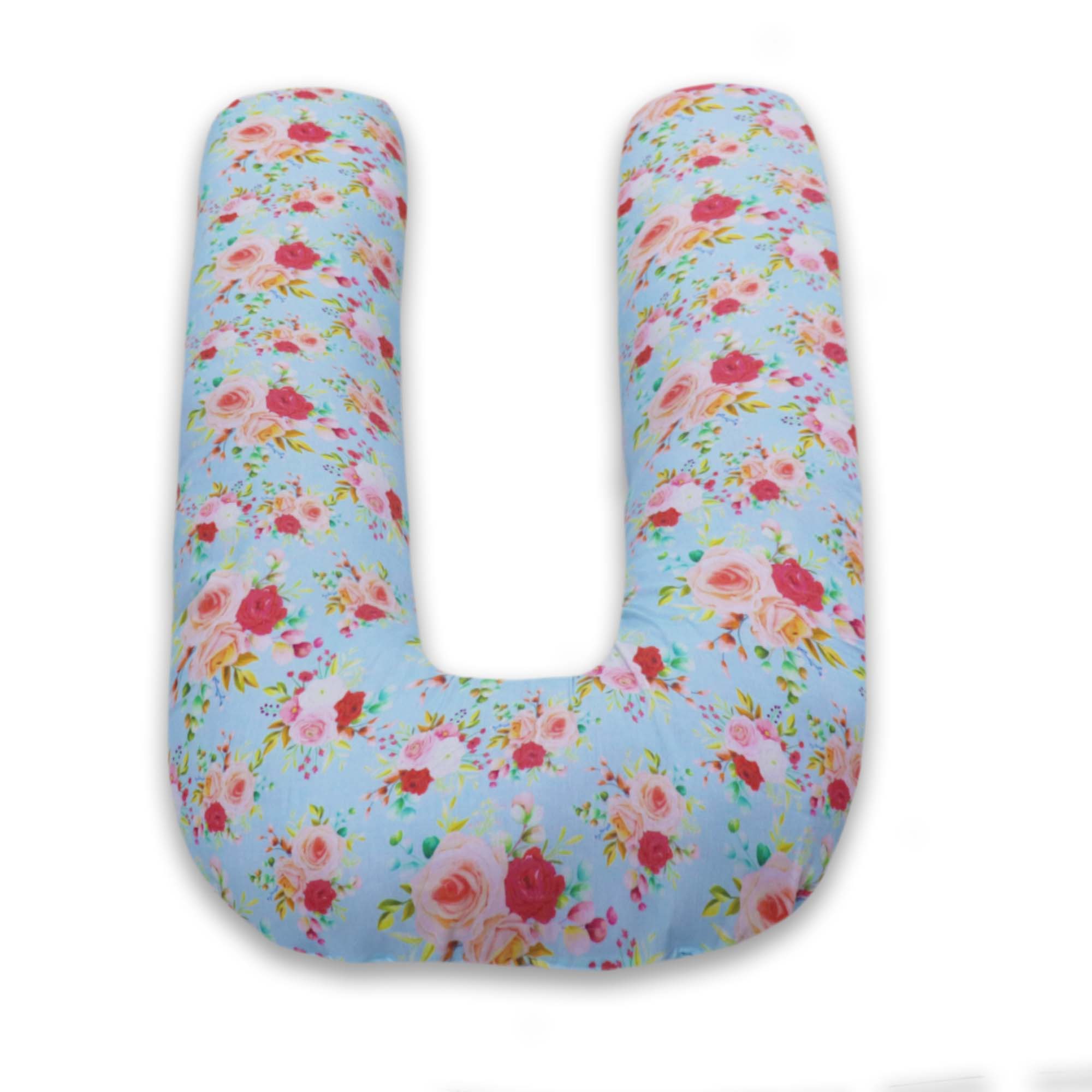 Blue Flora Super Premium U Shape Pregnancy Body Pillow