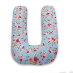 Blue Flora Super Premium U Shape Pregnancy Body Pillow