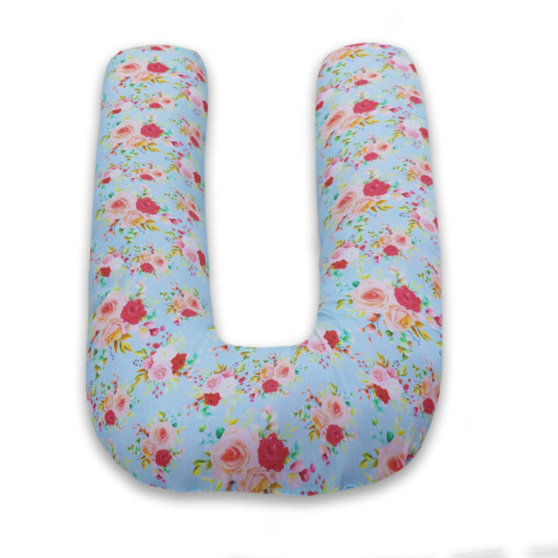 Blue Flora Super Premium U Shape Pregnancy Body Pillow