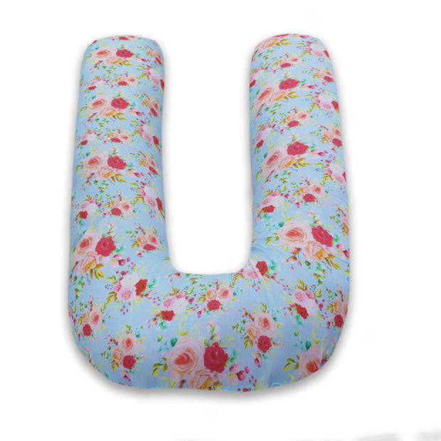 Blue Flora Super Premium U Shape Pregnancy Body Pillow