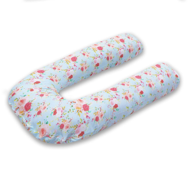Blue Flora Super Premium U Shape Pregnancy Body Pillow