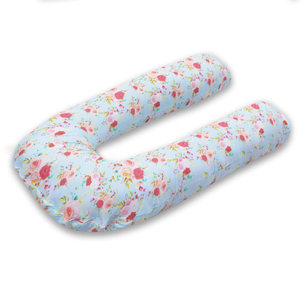 Blue Flora Super Premium U Shape Pregnancy Body Pillow