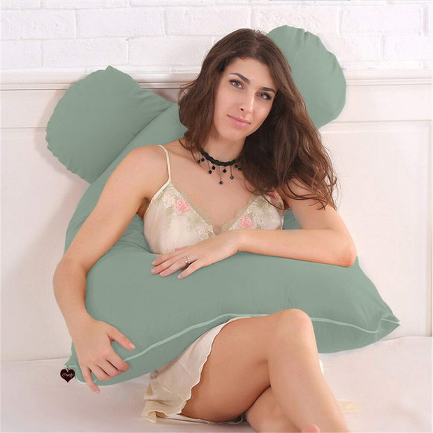 Sage Green - Coozly Basic Body Contour Pregnancy Pillow
