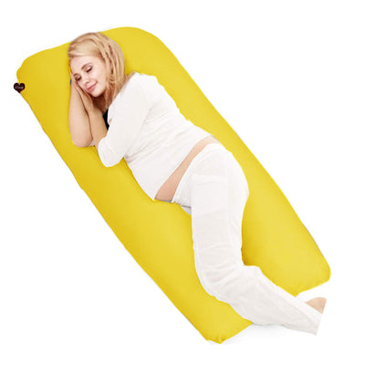 Yellow -Coozly U Premium LYTE Pregnancy Body Pillow