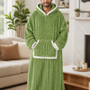Green Coozly Premium Wearable Blanket | Ultra Soft Double-Sided Fur Blanket Hoodie | Oversized Hooded Blanket with Pocket | Cozy Lounging & Sleeping Blanket | Baby, Teen & Adult