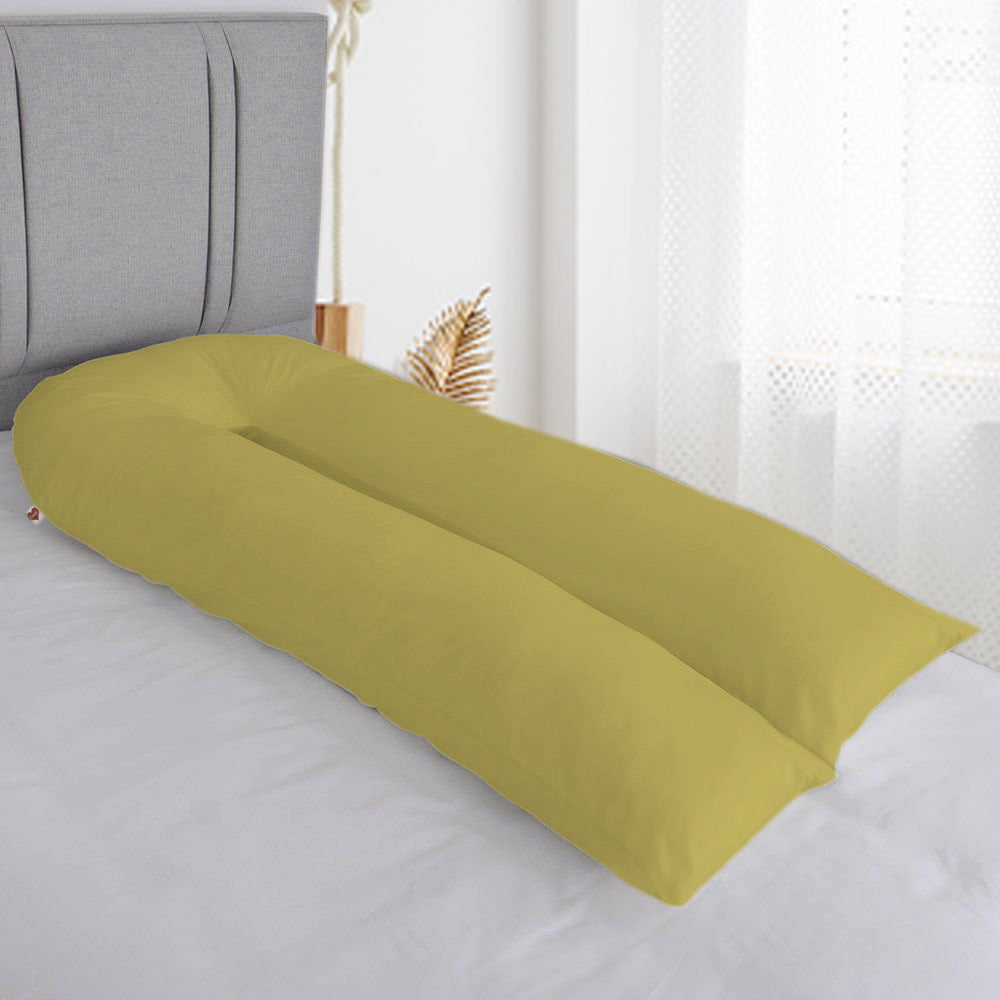 Yellow -Coozly U Premium LYTE Pregnancy Body Pillow