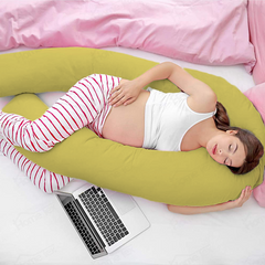 Yellow -Coozly U Premium LYTE Pregnancy Body Pillow
